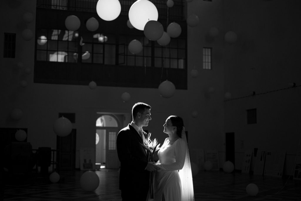 netradiční svatební fotky