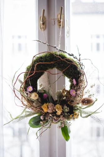 tvorba jarního věnce