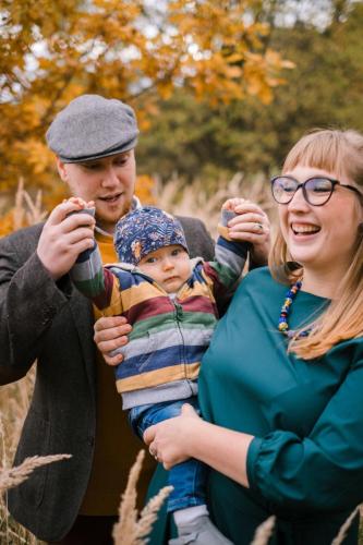 přirozené rodinné fotky