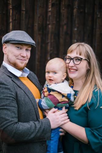 přirozené rodinné fotky