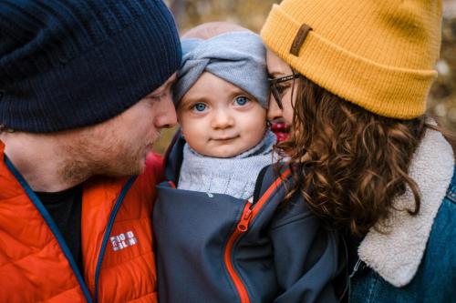 přirozené rodinné fotky