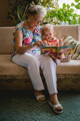 přirozené rodinné fotky