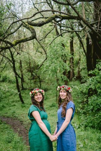 přirozené rodinné fotky