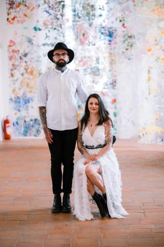 svatba hipsterů martensky